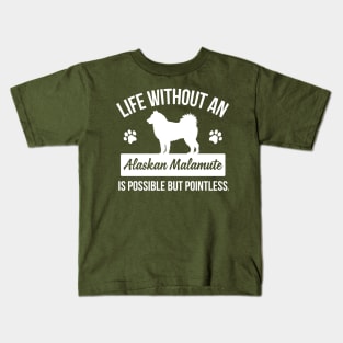 Alaskan Malamute Kids T-Shirt